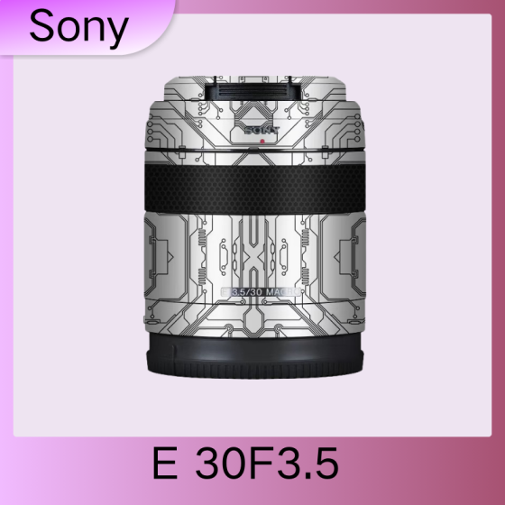 Lentes Sony  E30F3.5 MACRO  - Pele câmera, adesivo câmera - com alta resistência a arranhões, à prova d'água e com design elegante.